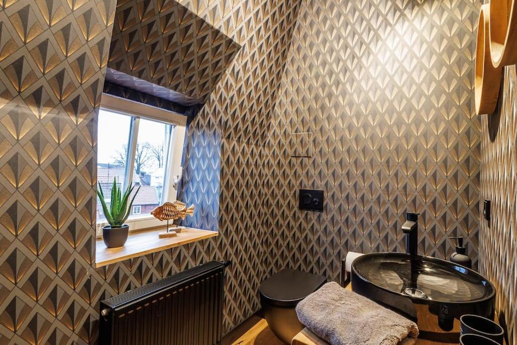 Himmlisches Penthouse Am Fischmarkt Stade Bagian luar foto