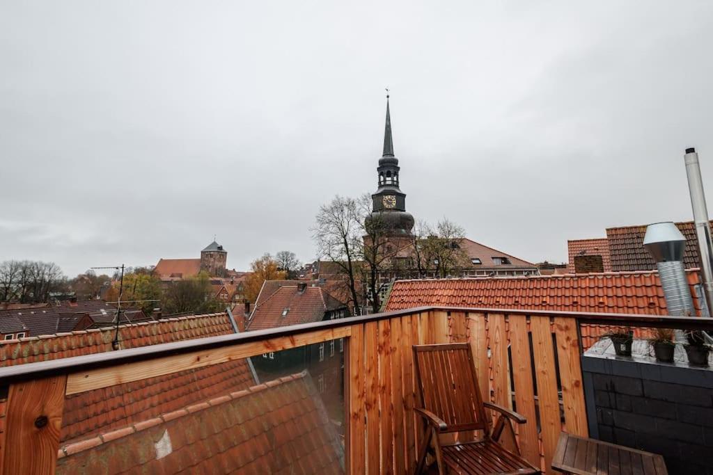 Himmlisches Penthouse Am Fischmarkt Stade Bagian luar foto